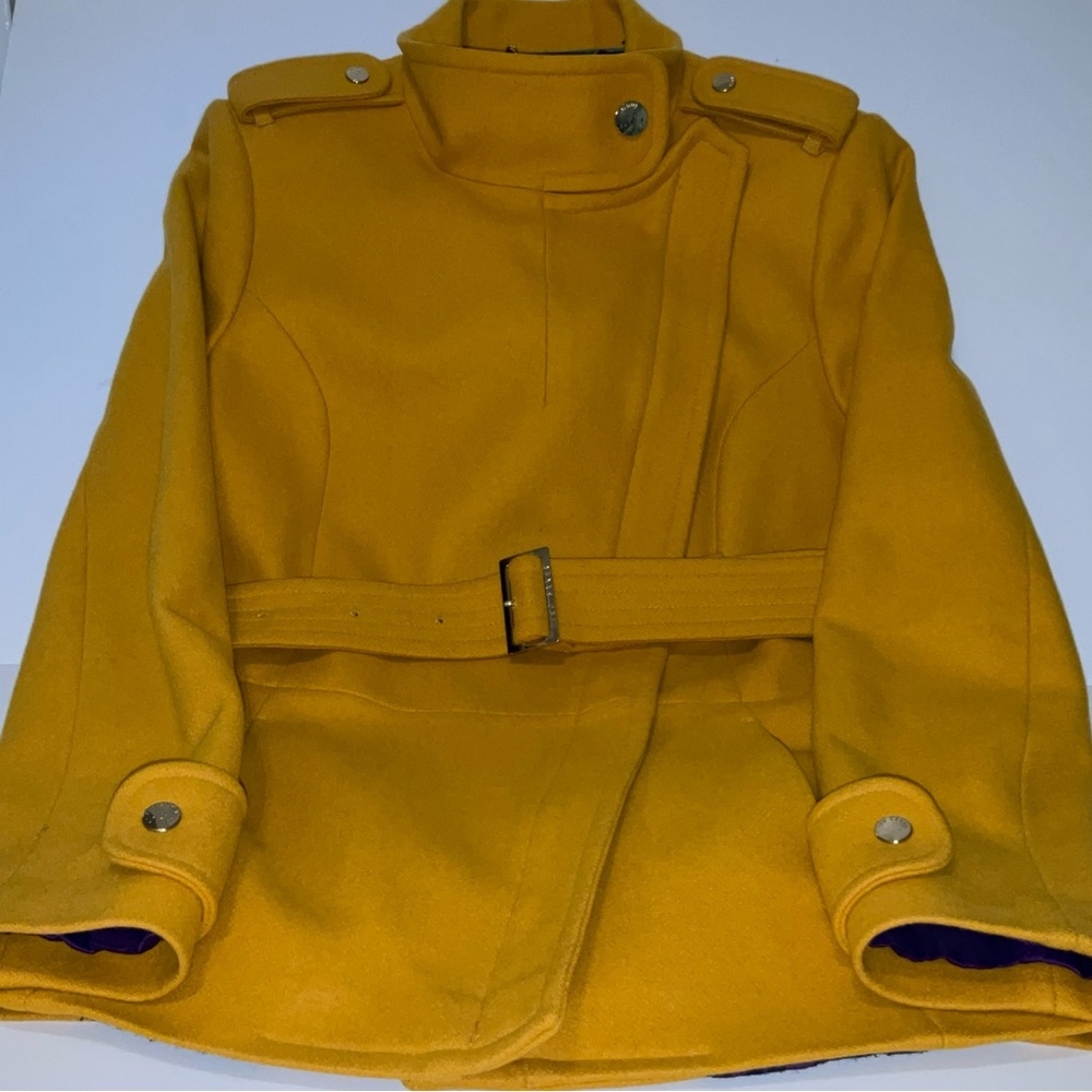 Ted Baker London Beautiful Inside And Out Size 4, Versatile Mustard Pea